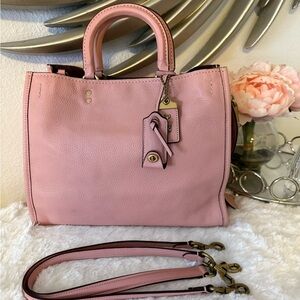 Coach rogue 30 dusty Pink Satchel Bag